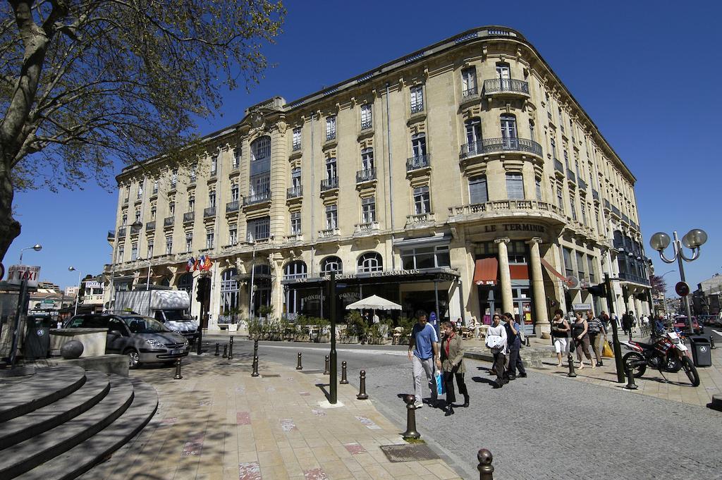 Hotel Du Soleil Le Terminus Carcassonne Extérieur photo